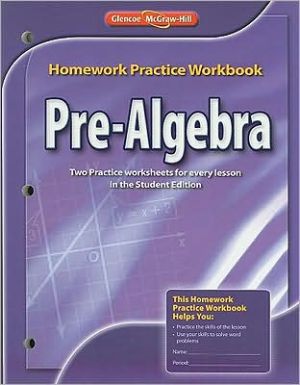 Book Pre-Algebra, Homework Practice Workbook (MERRILL PRE-ALGEBRA) free