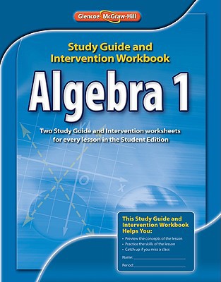 Book Algebra 1 Study Guide and Intervention Workbook free