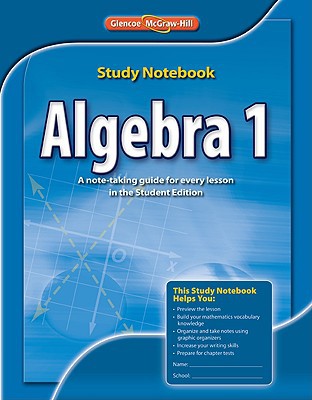 Book Algebra 1, Study Notebook (MERRILL ALGEBRA 2) free