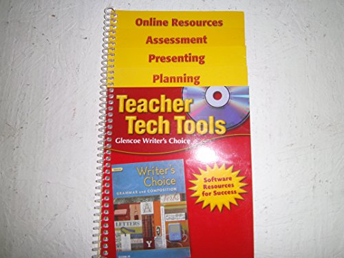 Book Writer's Choice-Grammar And Composition, Grade 6: Teacher Tech Tools CD-ROM Package-Set Of Three CD-ROMS (2009 Copyright) free