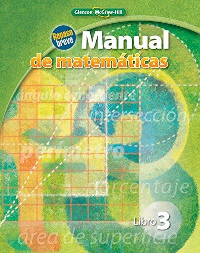 Book Quick Review Math Handbook, Book 3, Spanish Student Edition (MATH APPLIC & CONN CRSE) (Spanish Edition) free