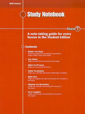 Book Math Connects, Course 1 Study Notebook (MATH APPLIC & CONN CRSE) free