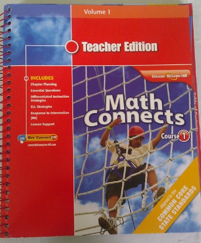 Book Math Connects Course 1 Teacher Edition Volume 1 free