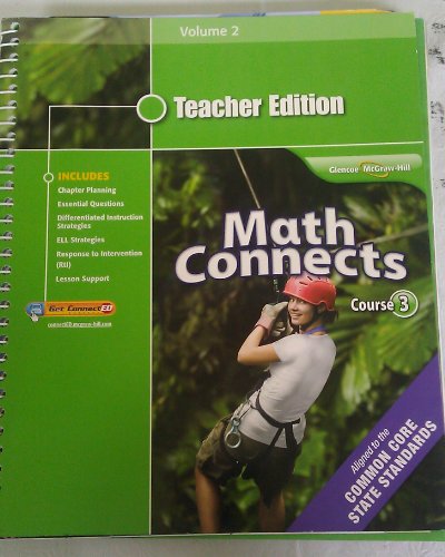 Book Math Connects Course 3 Teacher Edition Volume 2 free