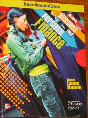 Book Glencoe Business and Personal Finance, Teacher Annotated Edition free