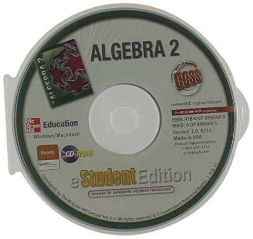 Book Algebra 2, eStudentEdition CD (MERRILL ALGEBRA 2) free
