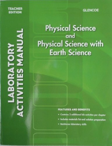 Book Glencoe Physical Science and Physical Science with Earth Science: Laboratory Activities Manual, Teacher Edition free