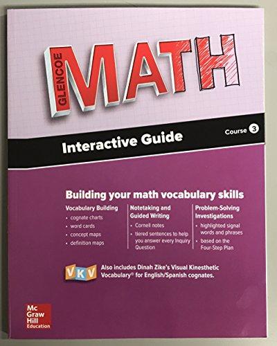 Book Glencoe Math Interactive Guide Course 3 free