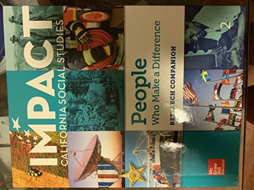 Book Impact California Social Studies People Who Make a Difference Research Companion free