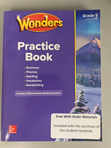 Book Wonders Practice Book Grade 5 free