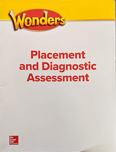 Book Wonders Grades K-5 Placement and Diagnostic Assessment, c. 2020, 9780079017642, 0079017649 free