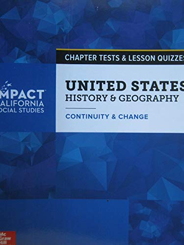 Book United States History & Geography Continuity & Change Chapter Tests & Lesson Quizzes free