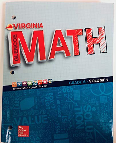 Book Glencoe MATH, Grade 6, Vol 1,, Virginia Edition free