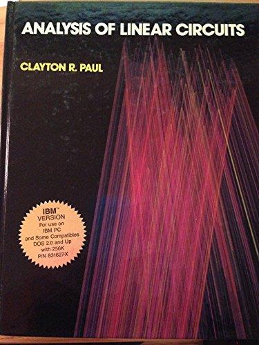 Book Analysis of Linear Circuits (McGraw-Hill series in electrical engineering) free