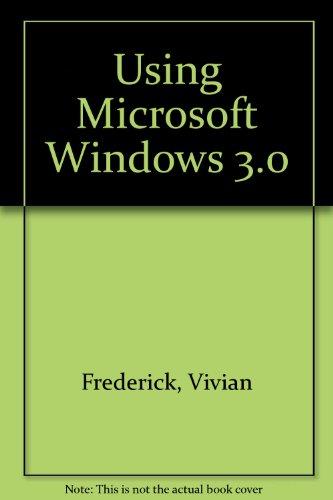 Book Using Windows 3.0/3.1 free