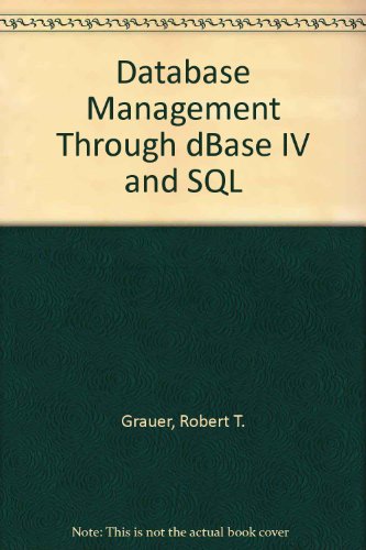 Book Database Management Using dBASE IV and SQL free