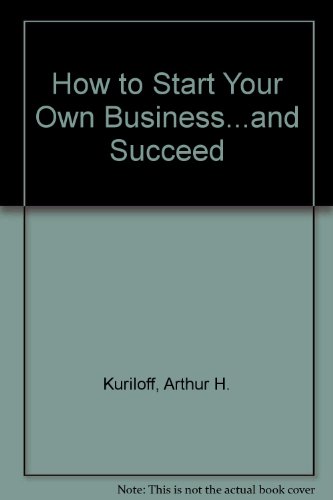 Book How to Start Your Own Business and Succeed free