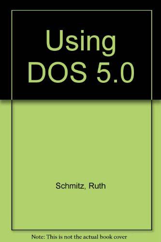 Book Using Dos 5.0 free