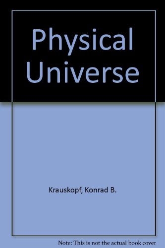 Book The Physical Universe/Study Guide to Accompany Krauskopf/Beiser: The Physical Universe free