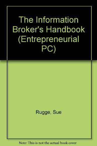 Book The Information Broker's Handbook/Book and Disk (Mcgraw-Hill Series on Computer Communications) free