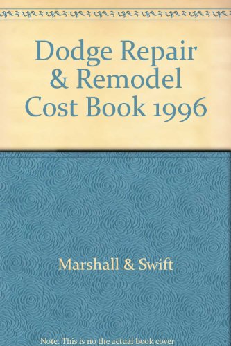 Book Dodge Repair And Remodeling Cost Book 1996 With Disk free