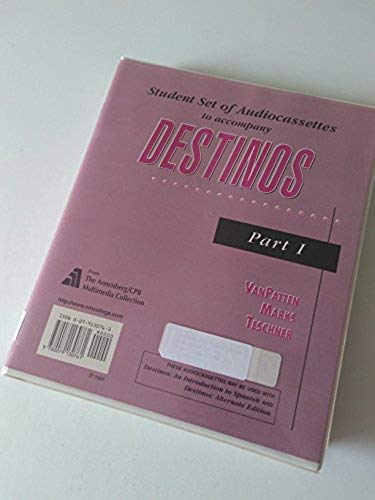 Book Student Set of Audiocassettes to Accompany Destinos free