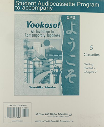 Book Yookoso: An Invitation to Contemporary Japanese free