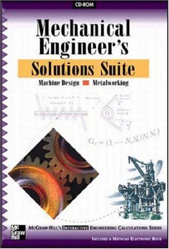 Book Mechanical Engineer's Solutions Suite for Machine Design and Metalworking free