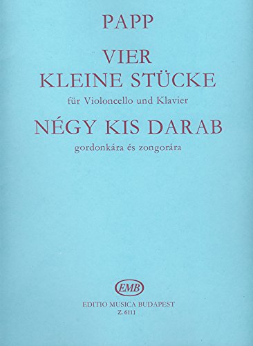 Book Vier Kleine Stucke Violoncelle free
