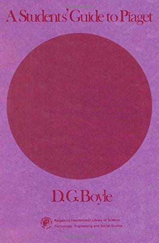 Book A students' guide to Piaget, (The Commonwealth and international library. Psychology division) free