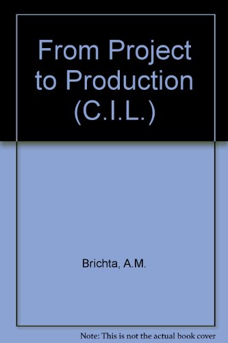 Book From Project To Production, (the Commonwealth And International Library. Social Administration, Training Economics And Production Division) free