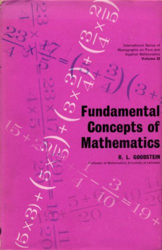 Book Fundamental Concepts Of Mathematics: Volume 22 Of Pure And Applied Mathematics Series free