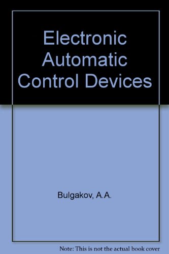 Book Electronic Automatic Control Devices free