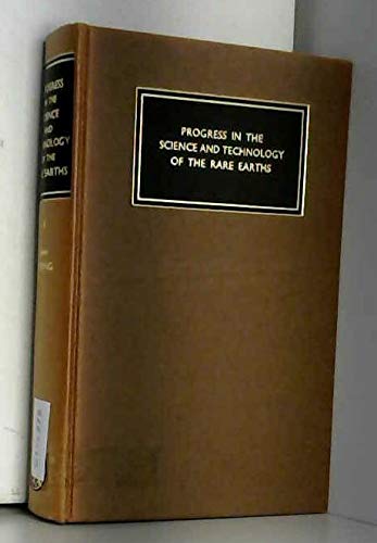 Book Progress In The Science And Technology Of The Rare Earths: V. 1 free