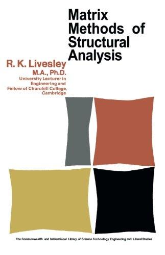Book Matrix Methods of Structural Analysis (Commonwealth Library) free
