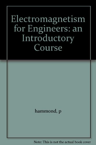 Book Electromagnetism for Engineers: an Introductory Course free
