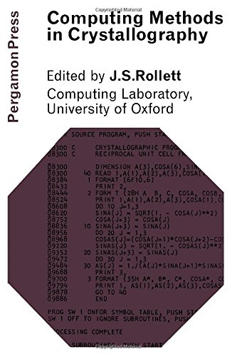 Book Computing Methods in Crystallography free