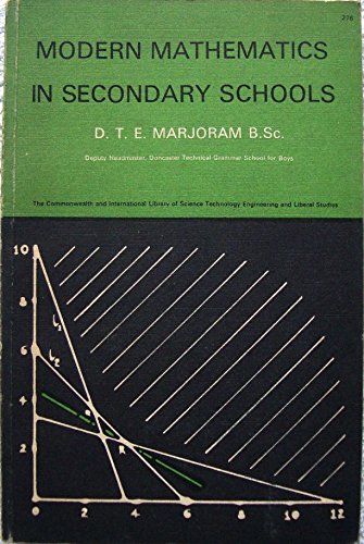 Book Modern Mathematics In Secondary Schools free