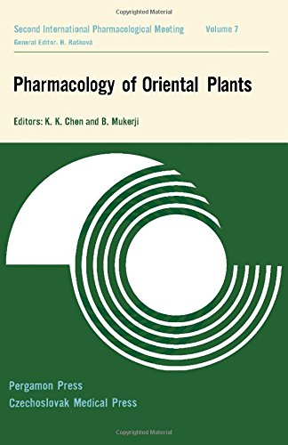 Book Pharmacology of Oriental Plants free