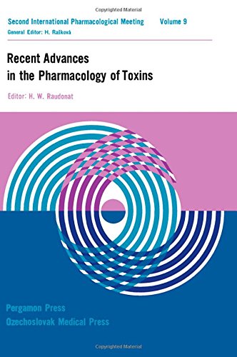 Book Recent Advances in the Pharmacology of Toxins free