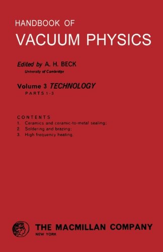 Book Technology: Handbook Of Vacuum Physics, Part 1-3 (volume 3) free