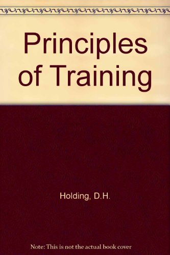 Book Principles Of Training free