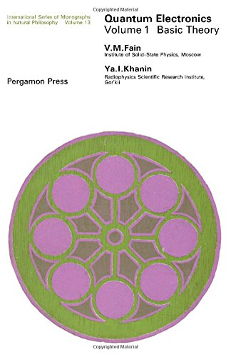 Book Quantum electronics (The International series of monographs in natural philosophy) free