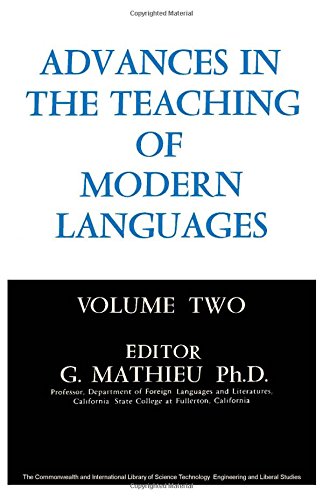 Book Advances in the Teaching of Modern Languages free