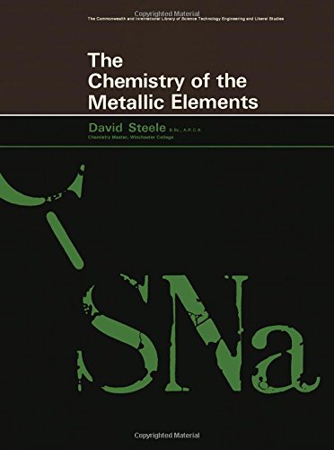 Book The Chemistry of the Metallic Elements: The Commonwealth and International Library: Intermediate Chemistry Division free