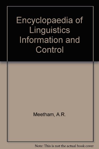 Book Encyclopaedia of linguistics, information, and control free