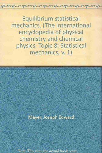 Book Equilibrium Statistical Mechanics free