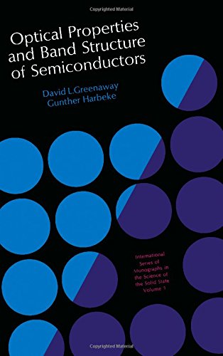 Book Optical properties and band structure of semiconductors, (International series of monographs in the science of the solid state) free