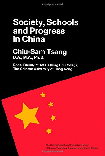 Book Society, schools & progress in China (The Commonwealth and international library. Education and educational research) free