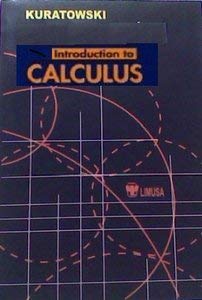 Book Introduction to calculus (International series of monographs in pure and applied mathematics, v. 17) free